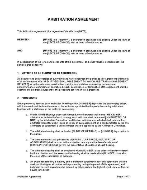 Arbitration20agreement 1