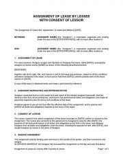 Assignment20of20lease20by20lessee20with20consent20of20lessor 1