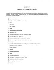 Checklist Business20deductions 1