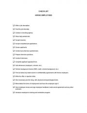 Checklist Hiring20employees 1