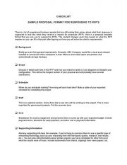 Checklist Sample20format20for20responding20to20rfp 1