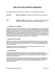 Employee20non Compete20agreement 1