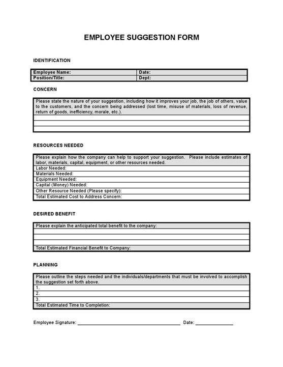 Employee20suggestion20form 1