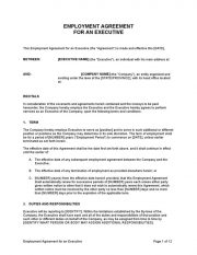 Employment20agreement Executive 1