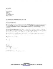 Landlord20notice20of20termination20of20lease 1