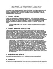 Mediation20and20arbitration20agreement 1