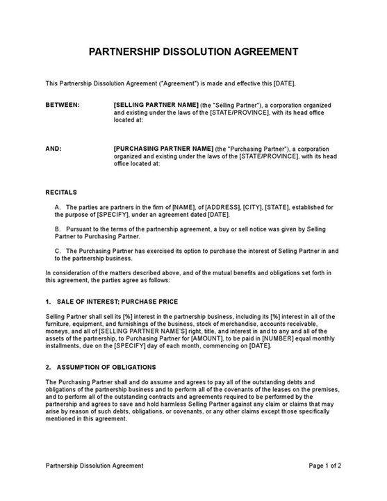 Partnership20dissolution20agreement 1