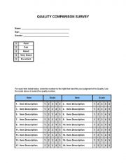 Quality20comparison20survey 1