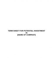 Venture20capital20term20sheet Long Form 1